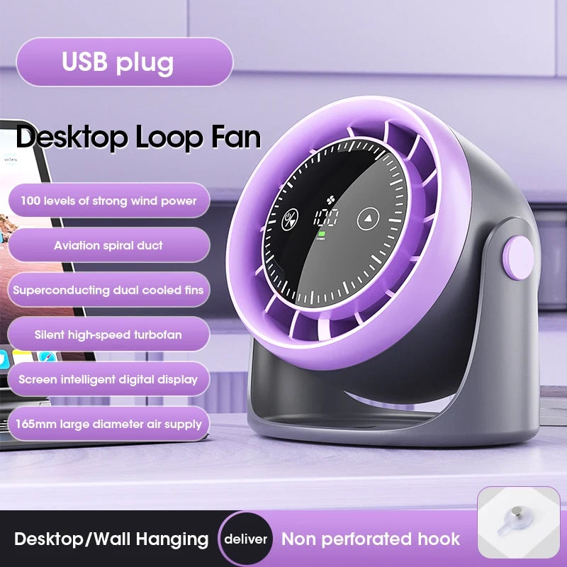 Mini Touch Screen Fan