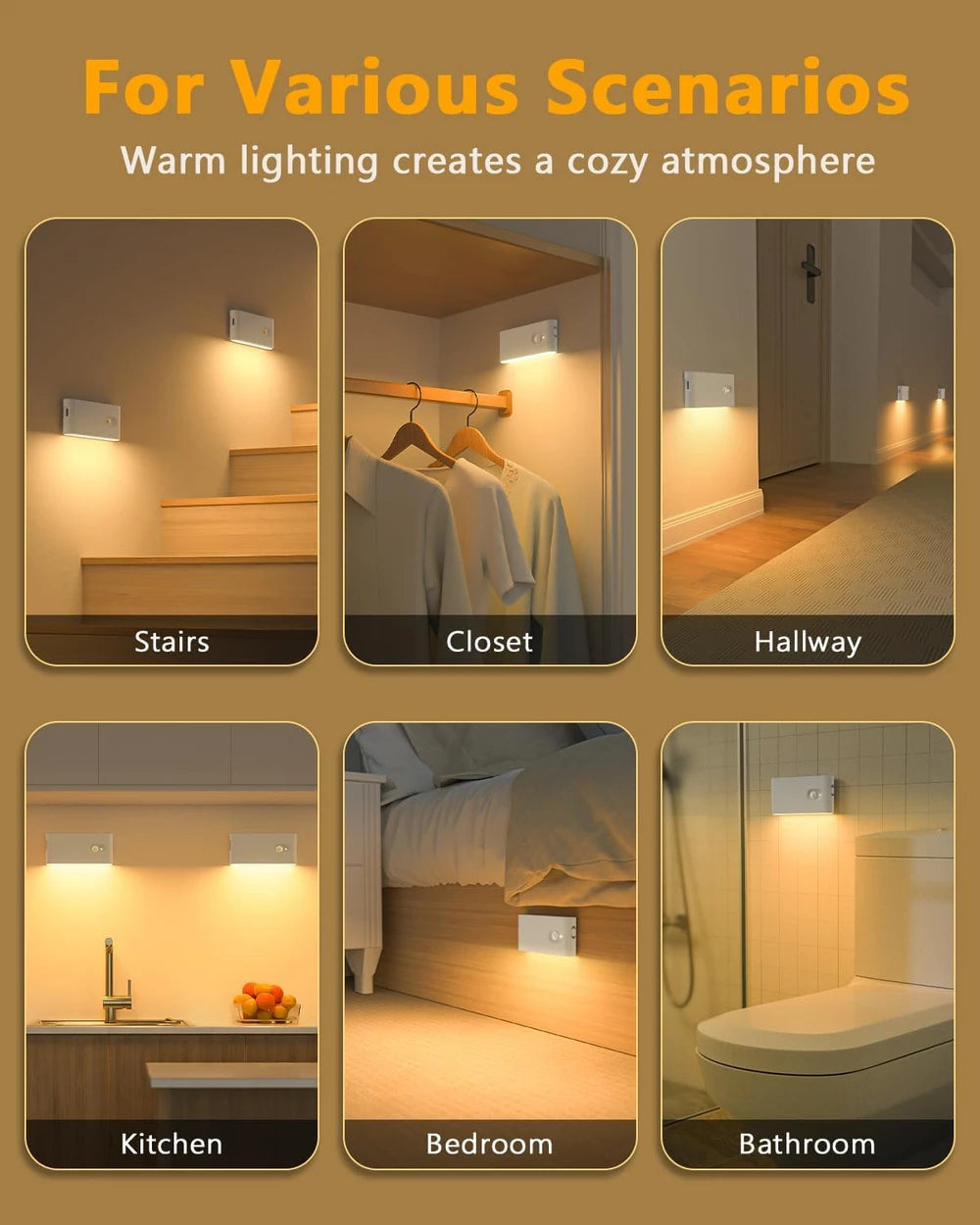 Rechargeable Motion Sensor Night Lights