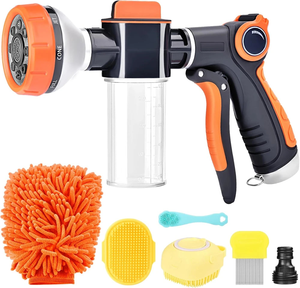 Dog Bathing Bundle Hose Nozzle