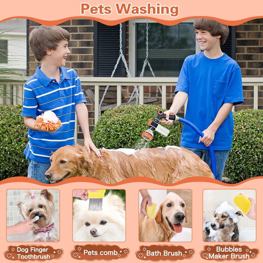 Dog Bathing Bundle Hose Nozzle