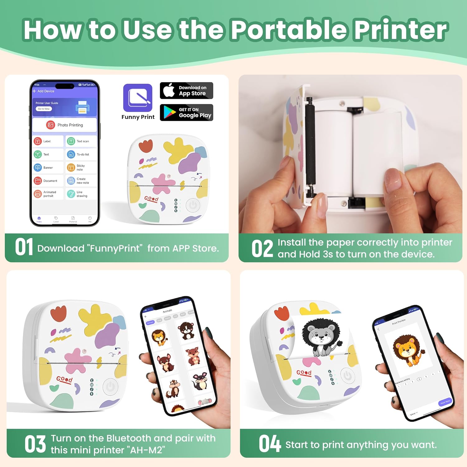 Pocket Sticky Photo Printer