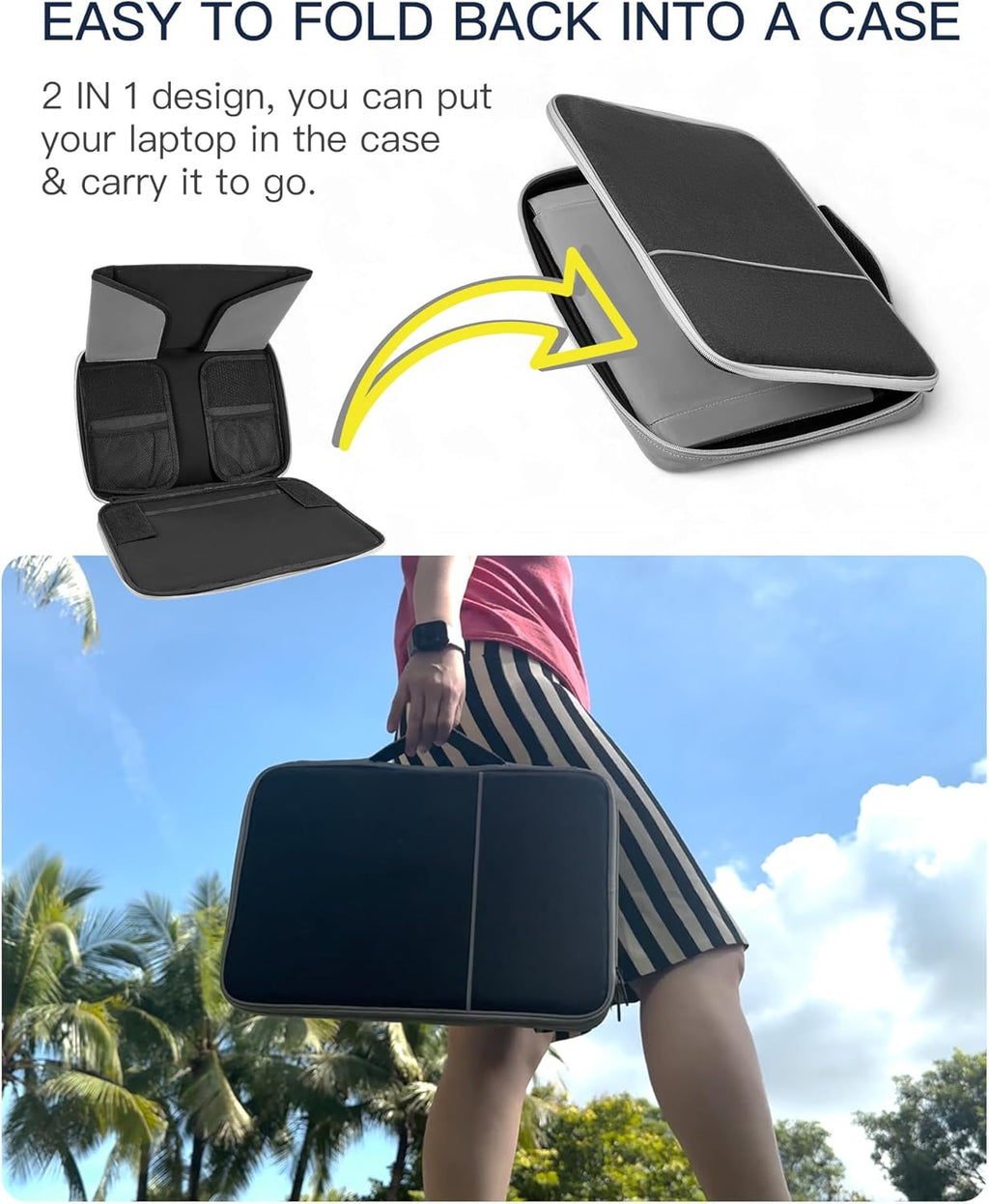 Portable Laptop Sun Shade Sleeve Protector