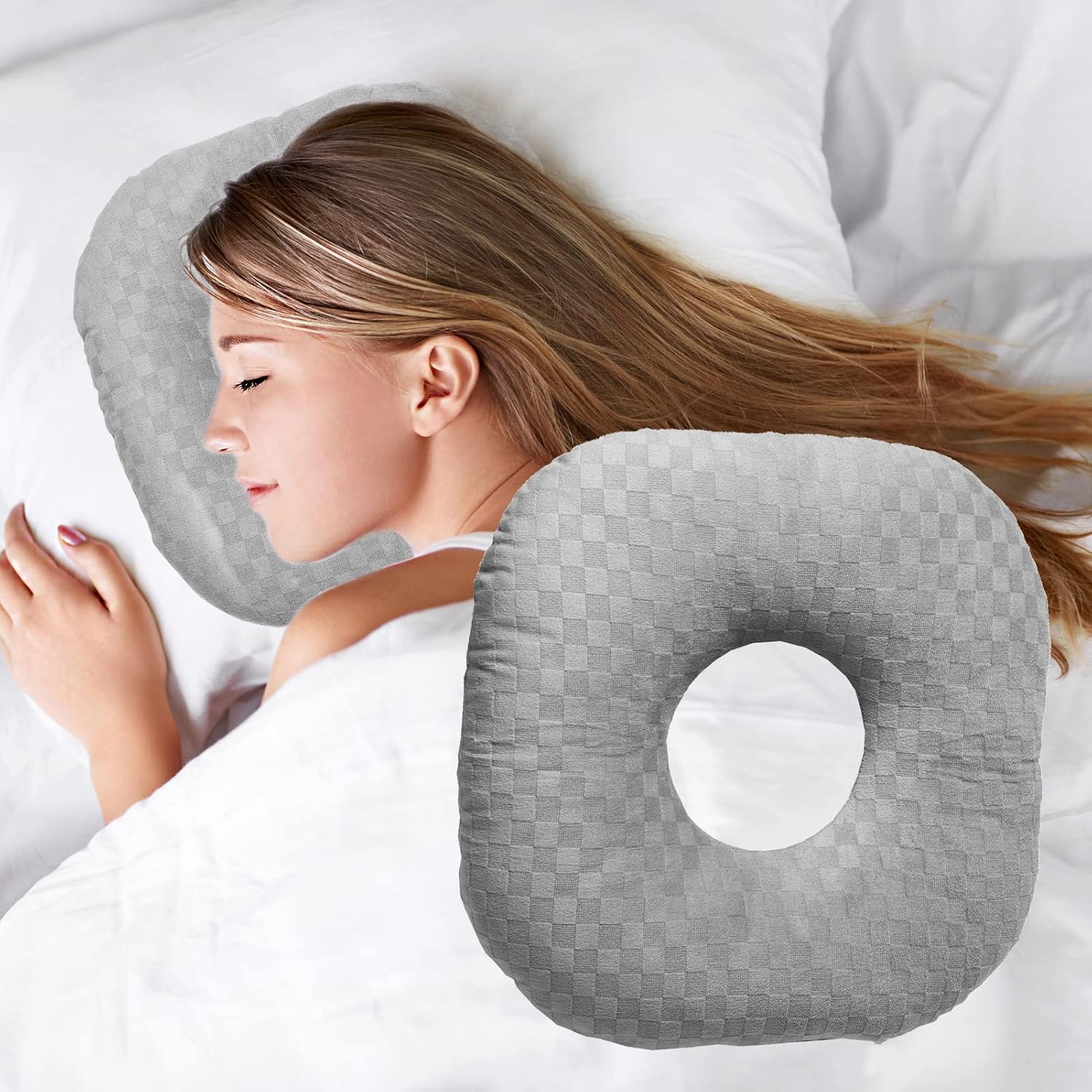 Comfort Ear Relief Pillow Side-Sleeper