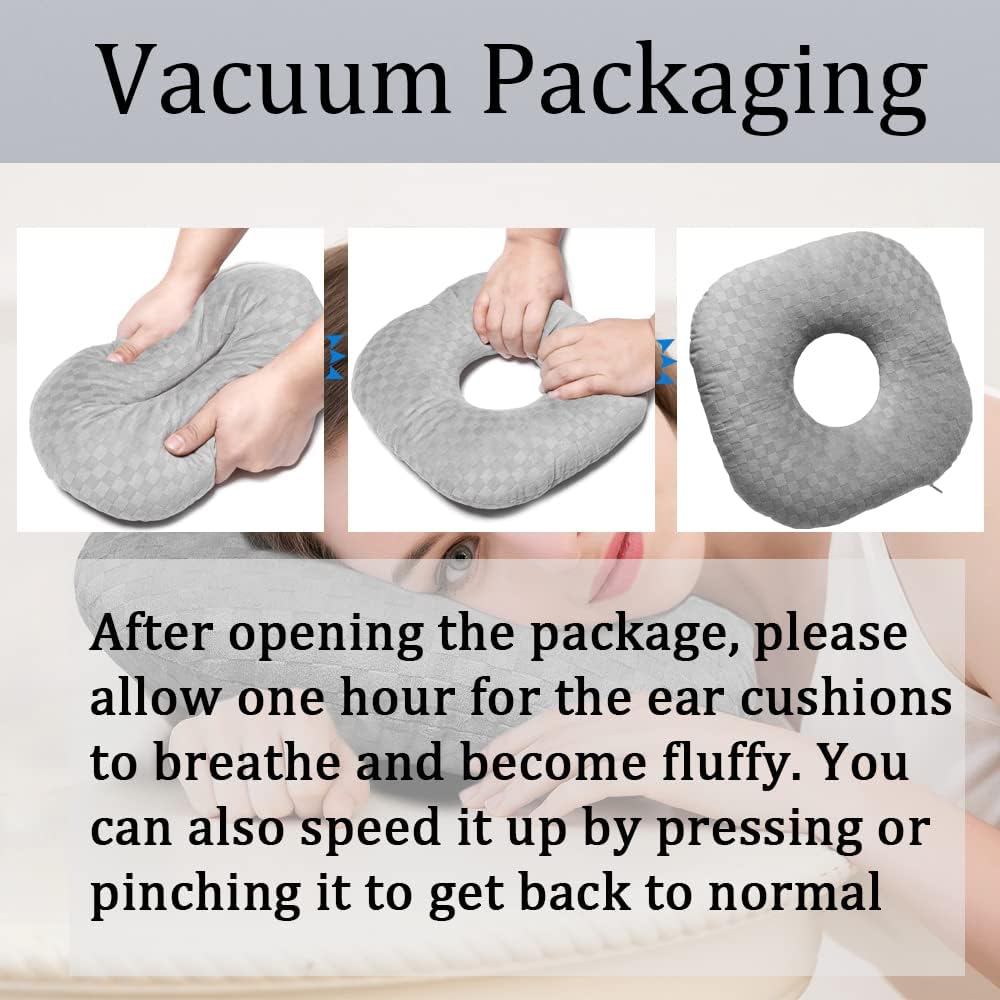 Comfort Ear Relief Pillow Side-Sleeper