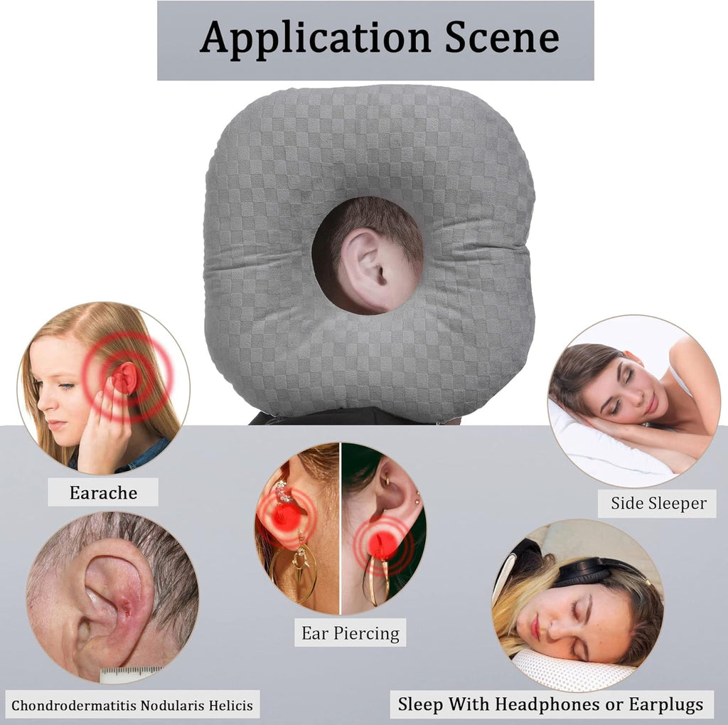 Comfort Ear Relief Pillow Side-Sleeper