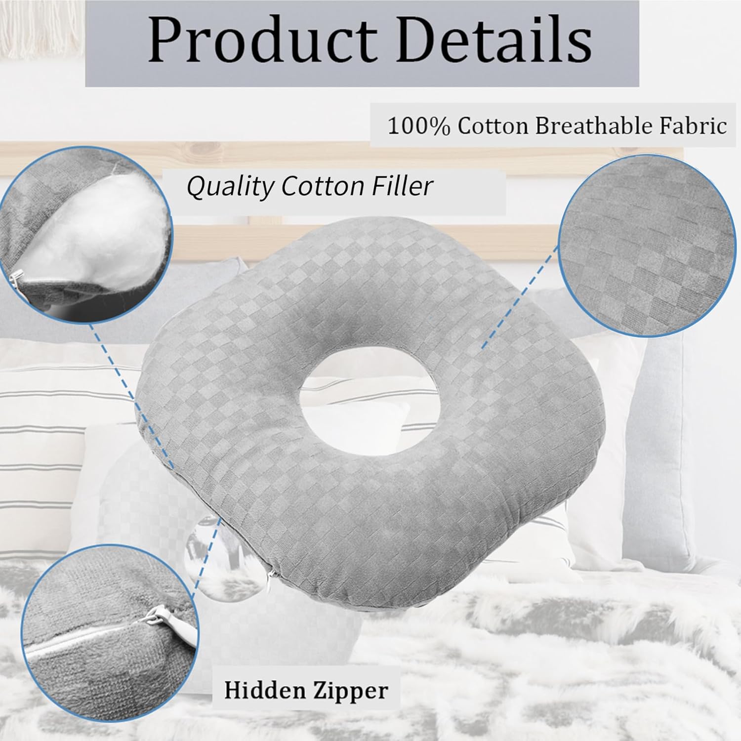 Comfort Ear Relief Pillow Side-Sleeper