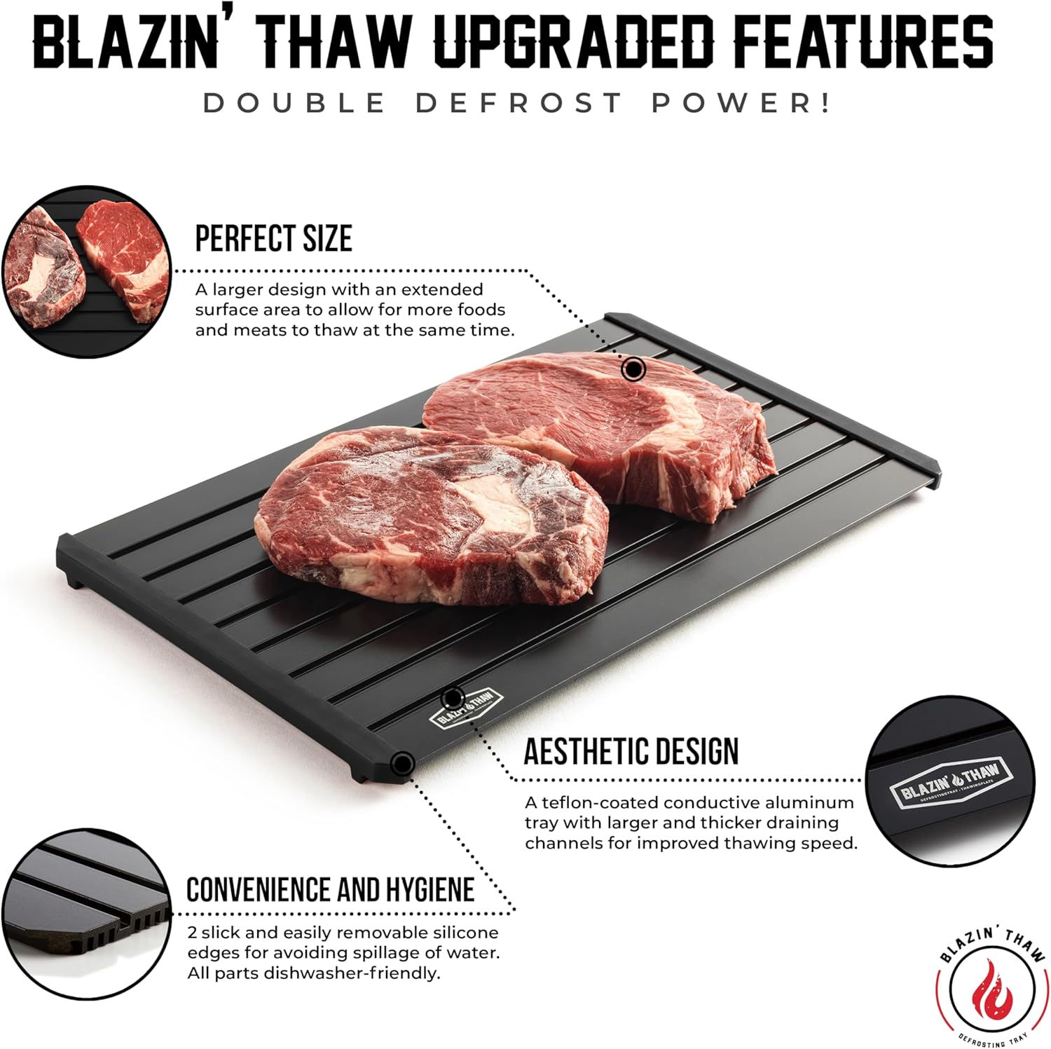 RapidThaw Aluminum Tray
