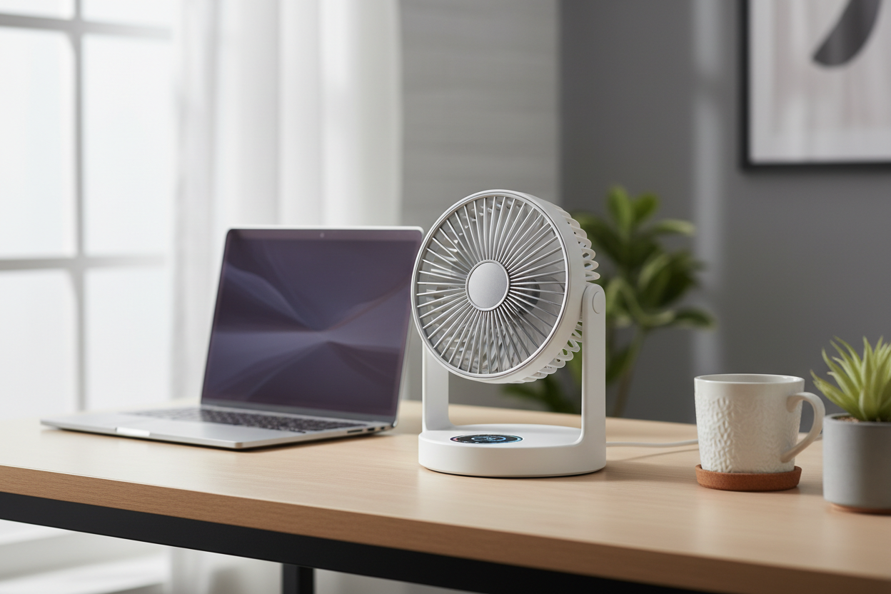 Mini Touch Screen Fan Lifestyle